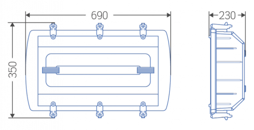 Индукционный тоннельный светильник ITL TN002 Индукционный тоннельный светильник ITL TN002