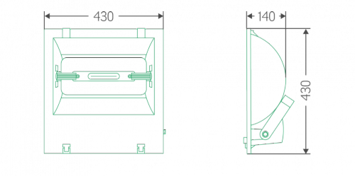 Индукционный прожектор ITL FL001 Индукционный прожектор ITL FL001